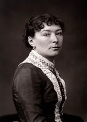 Die Künstlerin Virginie-Elodie Demont-Breton porträtiert anlässlich des Salons von Paris 1883