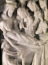 Grab Christi, Details des Altars von Saint-Riquier