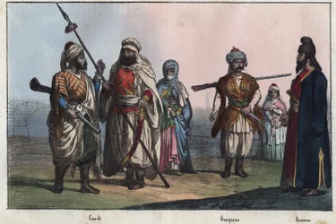 Traditionelle kurdische Kostüme - Georgisch - Armenisch