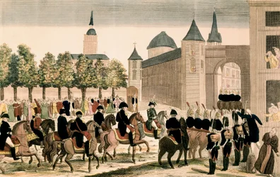 Triumphaler Einzug von Napoleons Truppen in Madrid, 4. Dezember 1808