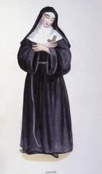 Ursuline. Stich aus einem Album über religiöse Orden, Paris
