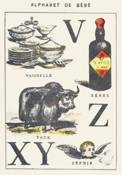 V X Y Z: Geschirr, Xeres, Yak, Zephir