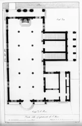 Venedig. Schule von San Rocco, gegründet 1478. Plan. 19. Jahrhundert.