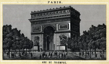Ansicht des Arc de Triomphe in Paris