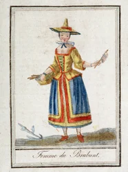 Frau aus Brabant (Belgien)