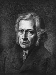 Porträt von Friedrich Daniel Ernst Schleiermacher. Deutscher Philosoph und Theologe (geboren in Breslau)
