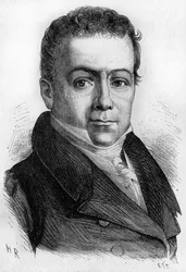 Porträt von Gabriel Julien Ouvrard. Französischer Finanzier (1770-1846).