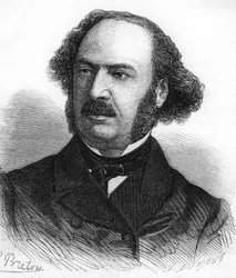 Porträt von Jules François Simon Suisse, genannt Jules Simon. Französischer Politiker (1814 bis 1896).