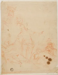 Christus tadelt einen Jünger im Garten