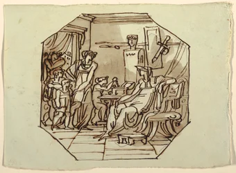 Cornelia, Mutter der Gracchi, Palazzo Cavina, Faenza, 1816