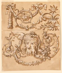 Dekoration eines Frieses, 18.–19. Jahrhundert