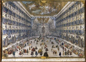 Teatro Regio Ducale in Mailand: Fest zur Geburt von Peter Leopold, Erzherzog von Österreich, später Leopold II., Kaiser von Österreich. 28.05.1747