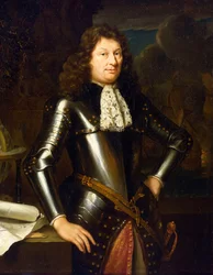 Ein niederländischer Marinekapitän, ca. 1690-1704, von der niederländischen Schule
