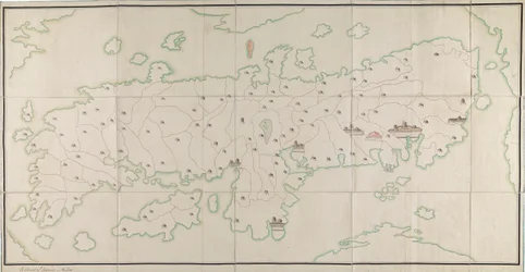 Karte von Japan oder Nippon