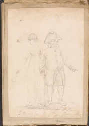 Eine Dame und ein Herr in Zivilkleidung