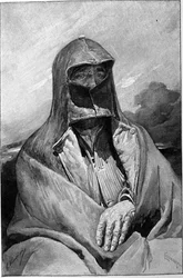 Ein Bewohner der Stadt Castrogiovanni (heutiges Enna) Sizilien. Stich aus dem 19. Jahrhundert