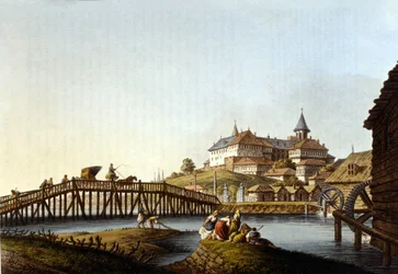 Eine Straße in Bukarest