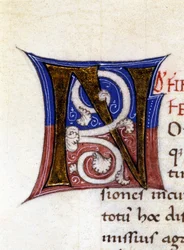 Alphabet: miniaturisierter Buchstabe N