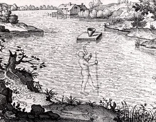 Gerät, das es einem Taucher ermöglicht, unter Wasser zu atmen