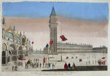 Basilika und Markusplatz (San Marco) in Venedig
