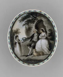Brosche, ca. 1800