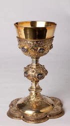 Kelch genannt (Cotrel). Goldschmiedearbeit, ca. 1604