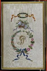 Titelblatt des Librettos „Medee a Corinthe“ von Giovanni Simone Mayr (Johann Simon Mayr) (1763-1845), das dem italienischen Sänger Giuditta Pasta gehörte (siehe seine Initialen GP) Theater Carcano 1829