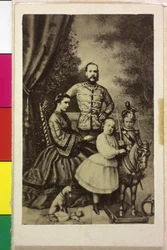 Kaiser von Österreich mit Familie Franz Joseph I.