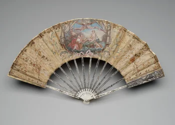 Faltfächer mit der Geburt der Venus