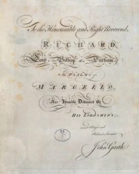 Frontispiz von „Die Psalmen“ von Benedetto Marcello