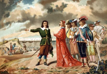 Girard Desargues bei der Belagerung von La Rochelle mit Richelieu, 1627