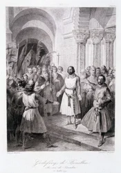 Godefroi von Bouillon zum König von Jerusalem gewählt am 23. Juli