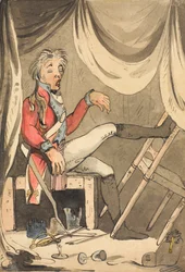 „Wenn irgendein Mann sagt, ich sei im Wachdienst betrunken - verdammt, dann werde ich ihn mit einem Tritt bedienen - verdammt“, 1796