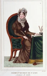 Madame de Genlis - Porträt von Stéphanie Félicité de Genlis (Saint-Aubin)