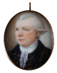 Miniaturporträt von Kapitän John Coxon (Gemälde)