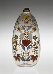 Still- oder Arzneiflasche, ca. 1750-1800 (Glas)