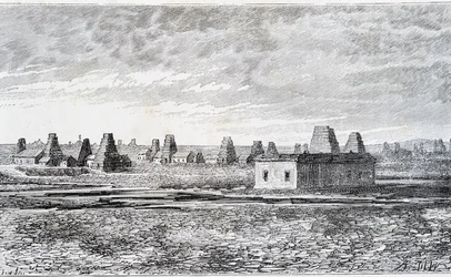 Ölquellen, Baku, Kaukasus (Nobel)