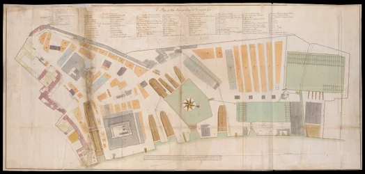 Plan des Deptford Dockyard