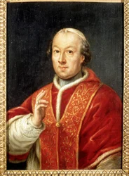 Papst Pius VI (1717-1799). Anonymes Gemälde. Rom, Museum des Risorgimento