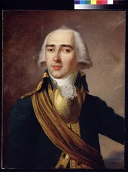 Porträt des Dichters Ivan Dmitriev