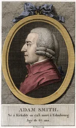 Porträt von Adam Smith (1723-1790), schottischer Philosoph und Ökonom