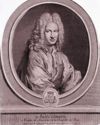 Porträt von André Campra (1660-1744), französischer Komponist