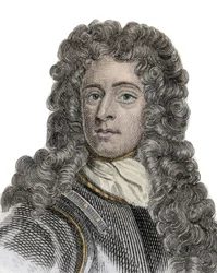 Porträt von Arthur Herbert (1647-1716), Earl of Torrington, Admiral und englischer Politiker. Gravur des 19. Jahrhunderts