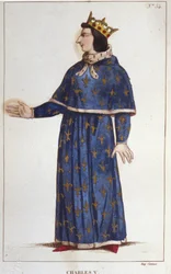 Porträt von Karl V. der Weise (1338 - 1380) (1830)