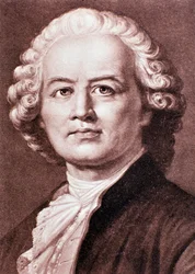 Porträt von Christoph Gluck (Kupferstich)