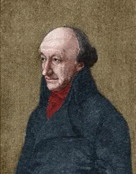 Porträt von Christoph Martin Wieland (1733-1813), deutscher Dichter, Übersetzer und Herausgeber