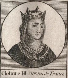 Porträt von Clothaire III