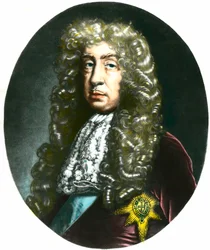 Porträt von Herzog und Graf John de Lauderdale (1616-1682), schottischer Politiker. Gravur des 19. Jahrhunderts, Privatsammlung