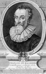Porträt von François Malherbe, französischer Dichter (1555-1628) - Gravur