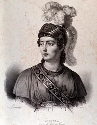 Porträt von Giuditta Pasta in Tancredi
